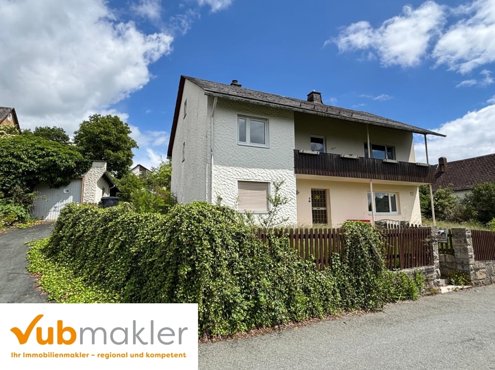 Einfamilienhaus in Stammbach - 168 qm Wohnfläche auf 1.045 qm Grundstück!