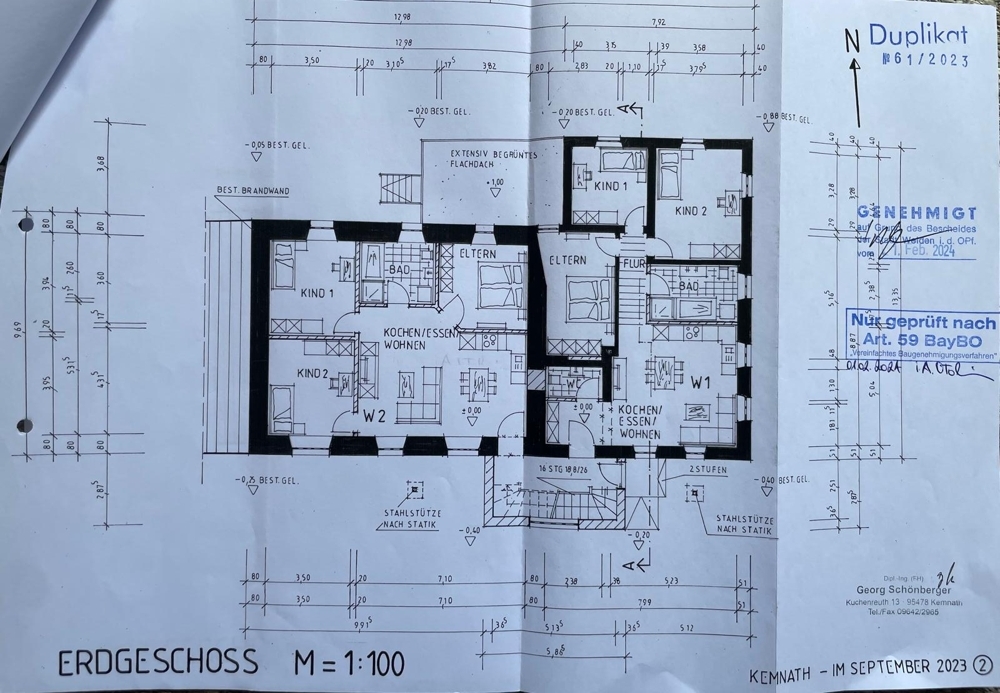 Weiden/Nähe : Vierseithof mit genehmigtem Sanierungskonzept (6 WE) BodenRichtwert 250€ &ndash; Foto 13