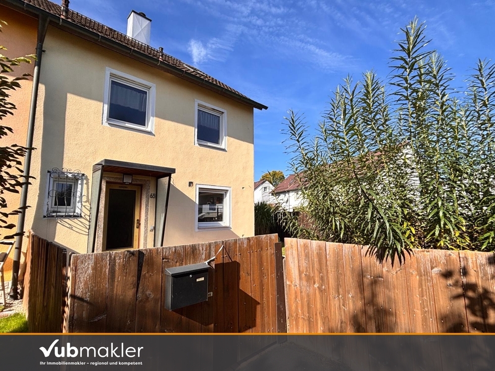 Reihenendhaus mit Garten, überdachter Terrasse & Pelletheizung in Marktredwitz