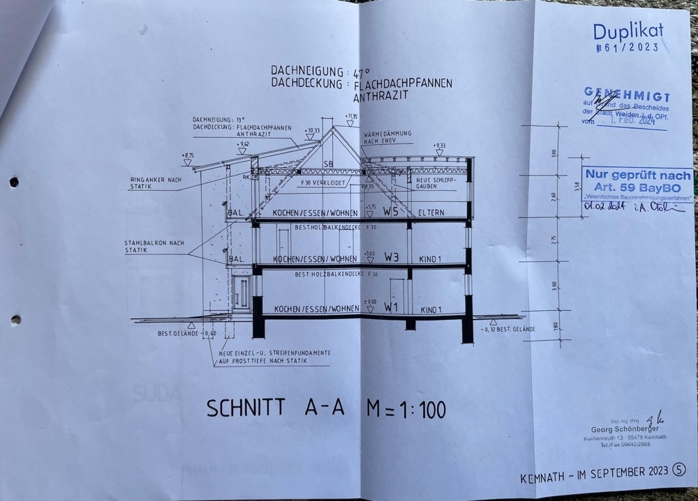 Weiden/Nähe : Vierseithof mit genehmigtem Sanierungskonzept (6 WE) BodenRichtwert 250€ &ndash; Foto 18