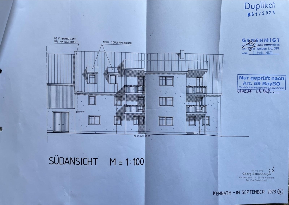 Weiden/Nähe : Vierseithof mit genehmigtem Sanierungskonzept (6 WE) BodenRichtwert 250€ &ndash; Foto 17