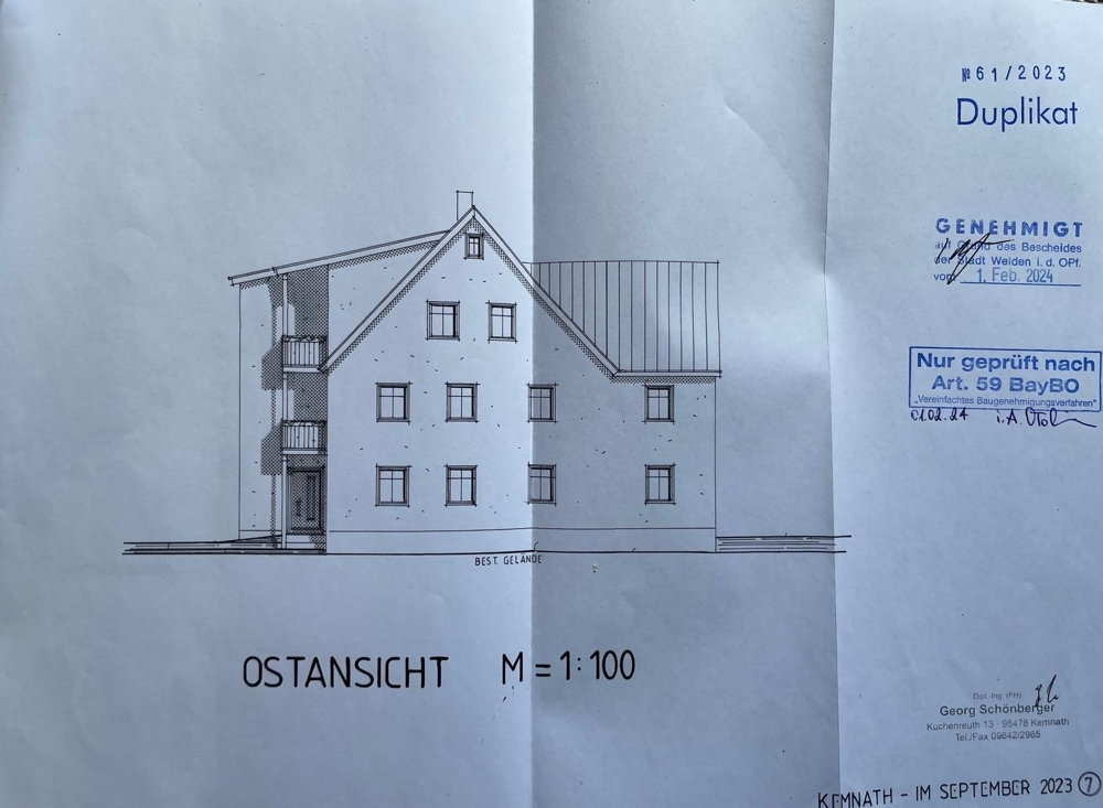 Weiden/Nähe : Vierseithof mit genehmigtem Sanierungskonzept (6 WE) BodenRichtwert 250€ &ndash; Foto 19